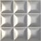 Ekena Millwork 19 5/8in. W x 19 5/8in. H Classic EnduraWall Decorative 3D Wall Panel Covers 2.67 Sq. Ft. WP20X20CLCST - alternate 1